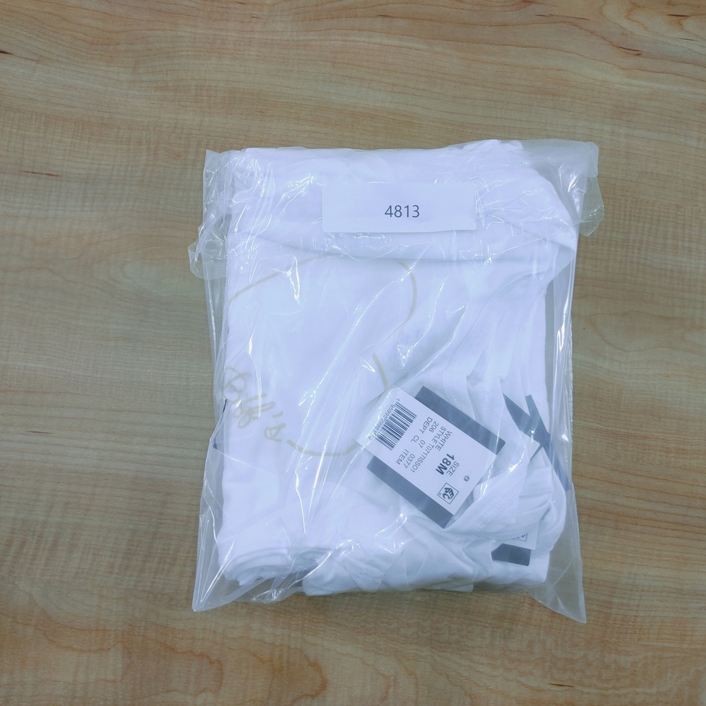 Grayson Mini Baby Girls White Heart Graphic Bodysuit 18 Months 4 Pack - Picture 7 of 7